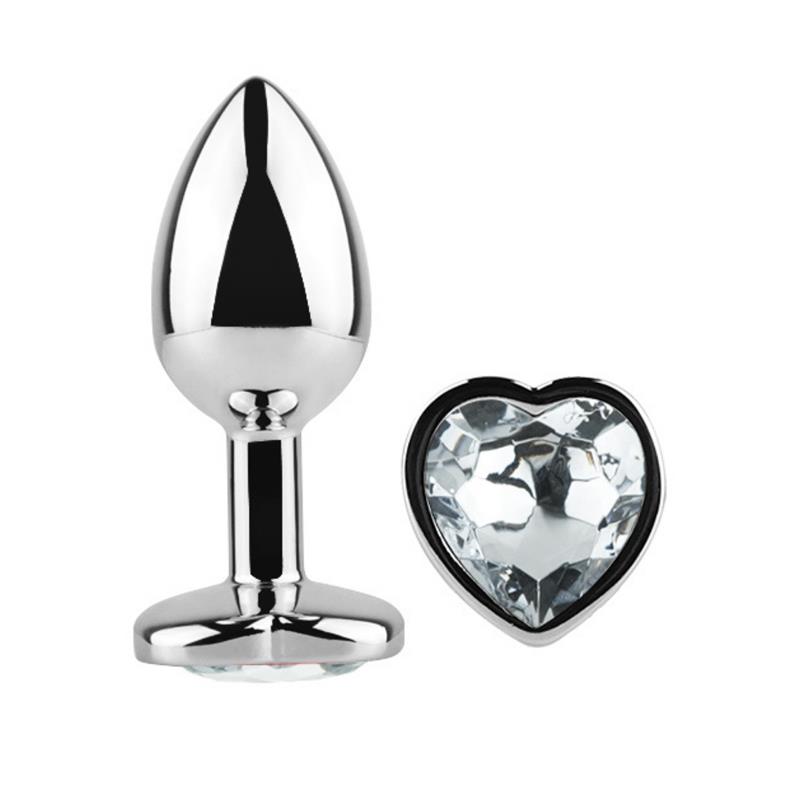 ANALNI ČEP After Dark Heart White (L) - Slika 3