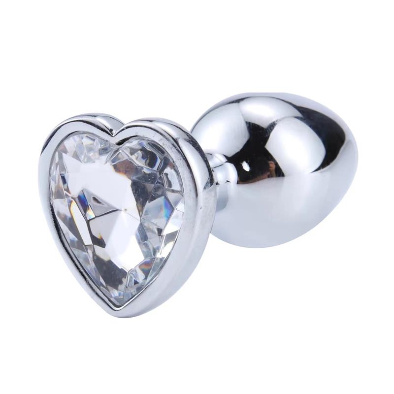 ANALNI ČEP After Dark Heart White (L) - Slika 2