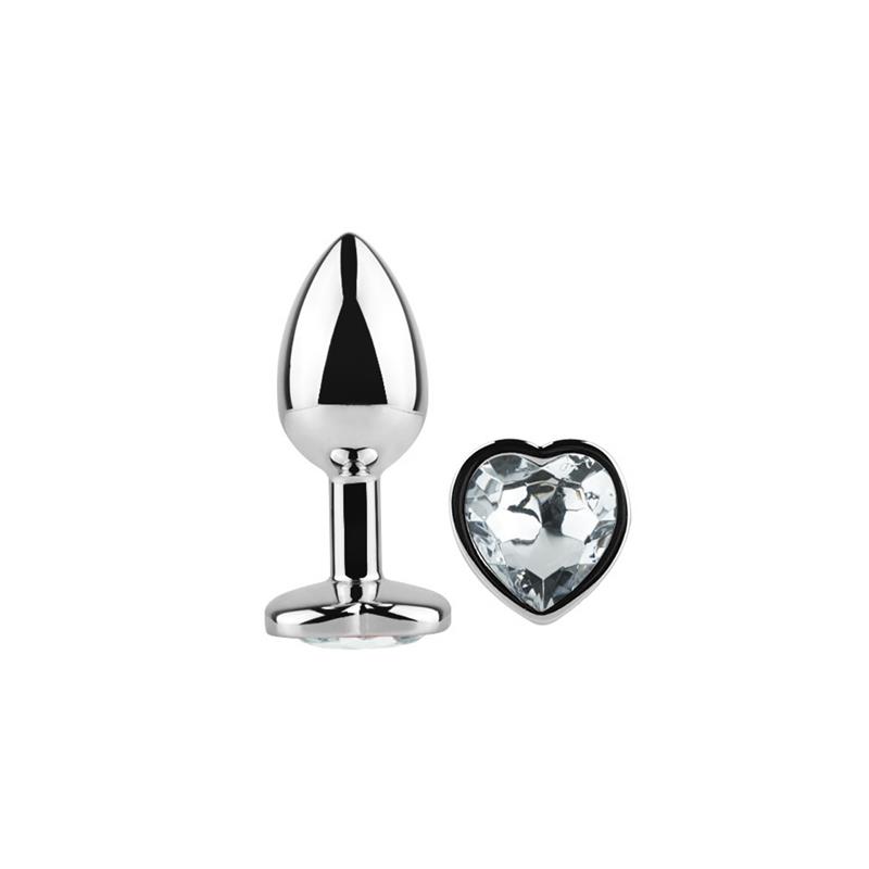 ANALNI ČEP After Dark Heart White (S) - Slika 5