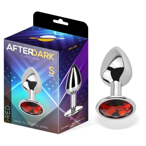 ANALNI ČEP After Dark Red Ruby (S)
