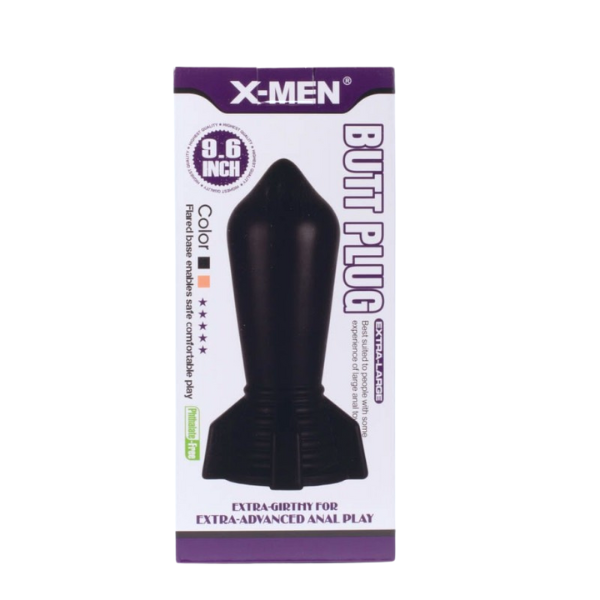 ANALNI ČEP X-MEN Extra Girthy Black 9.6 - Slika 7