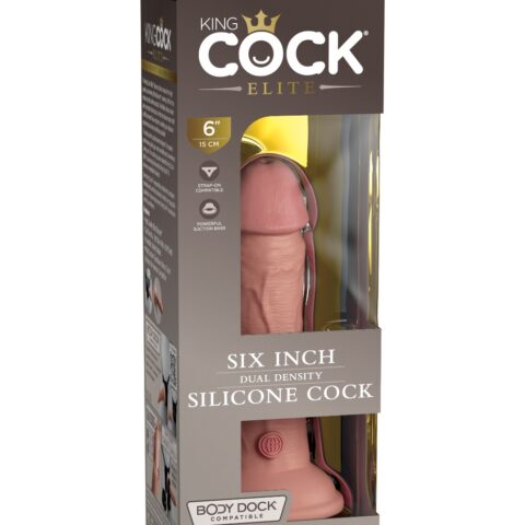 DILDO King Cock Elite Dual Density 6 Light