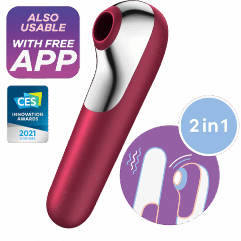 STIMULATOR KLITORISA Satisfyer Dual Love Red