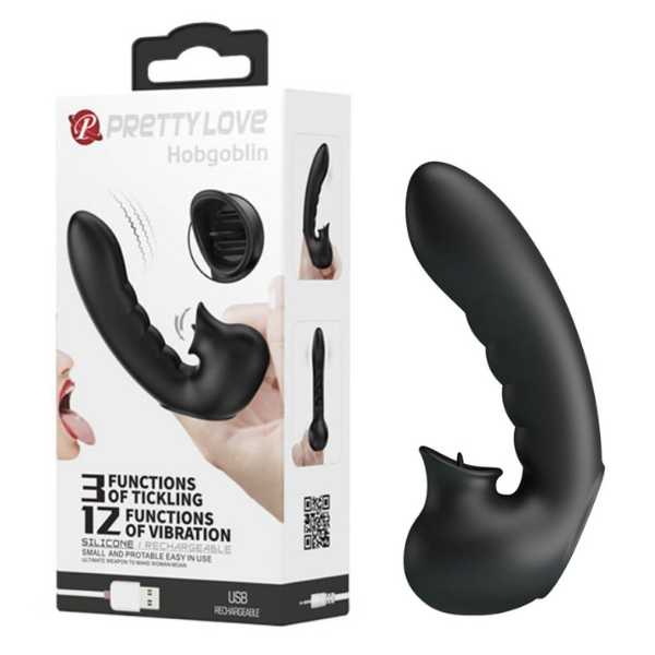 FINGER VIBRATOR Pretty Love Hobgoblin Black