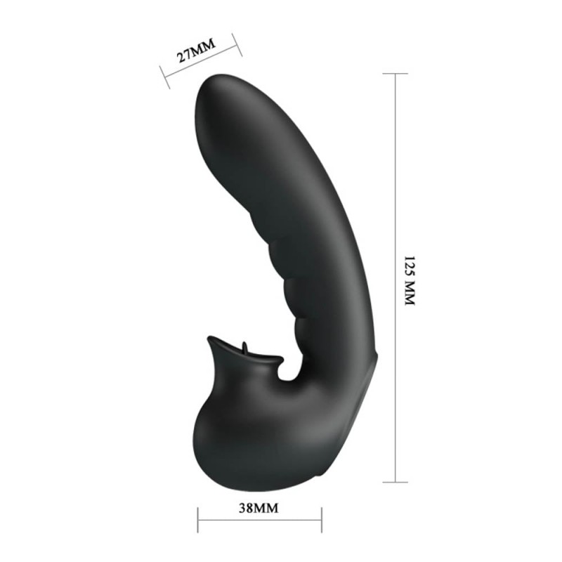 FINGER VIBRATOR Pretty Love Hobgoblin Black - Slika 6