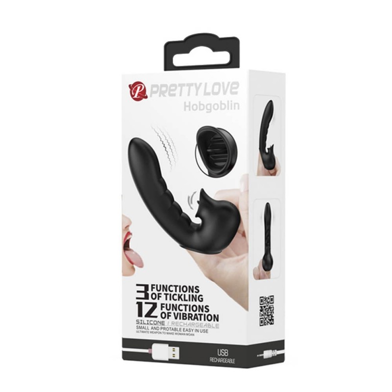 FINGER VIBRATOR Pretty Love Hobgoblin Black - Slika 8