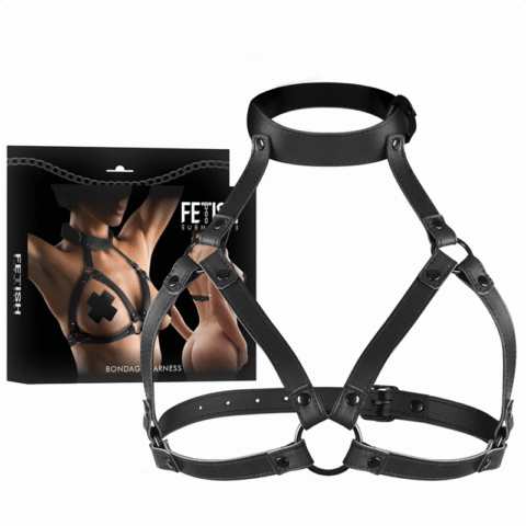 REMEN Fetish Submissive Bondage Chest Harness