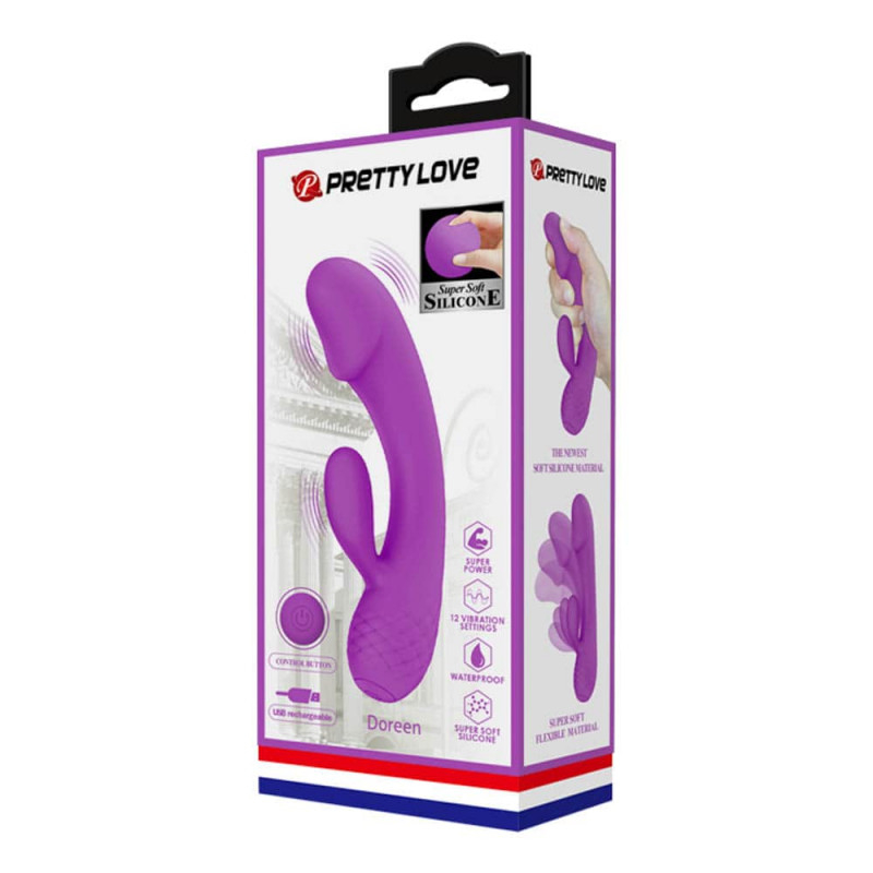 VIBRATOR RABBIT Pretty Love Doreen Purple