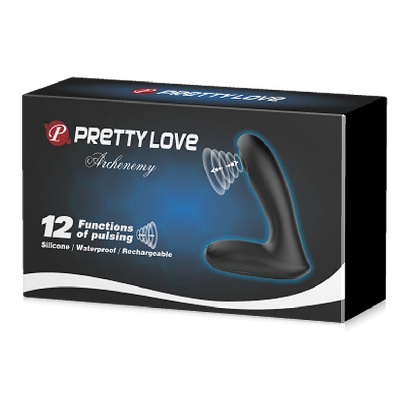 STIMULATOR PROSTATE Pretty Love Archenemy Black - Slika 2