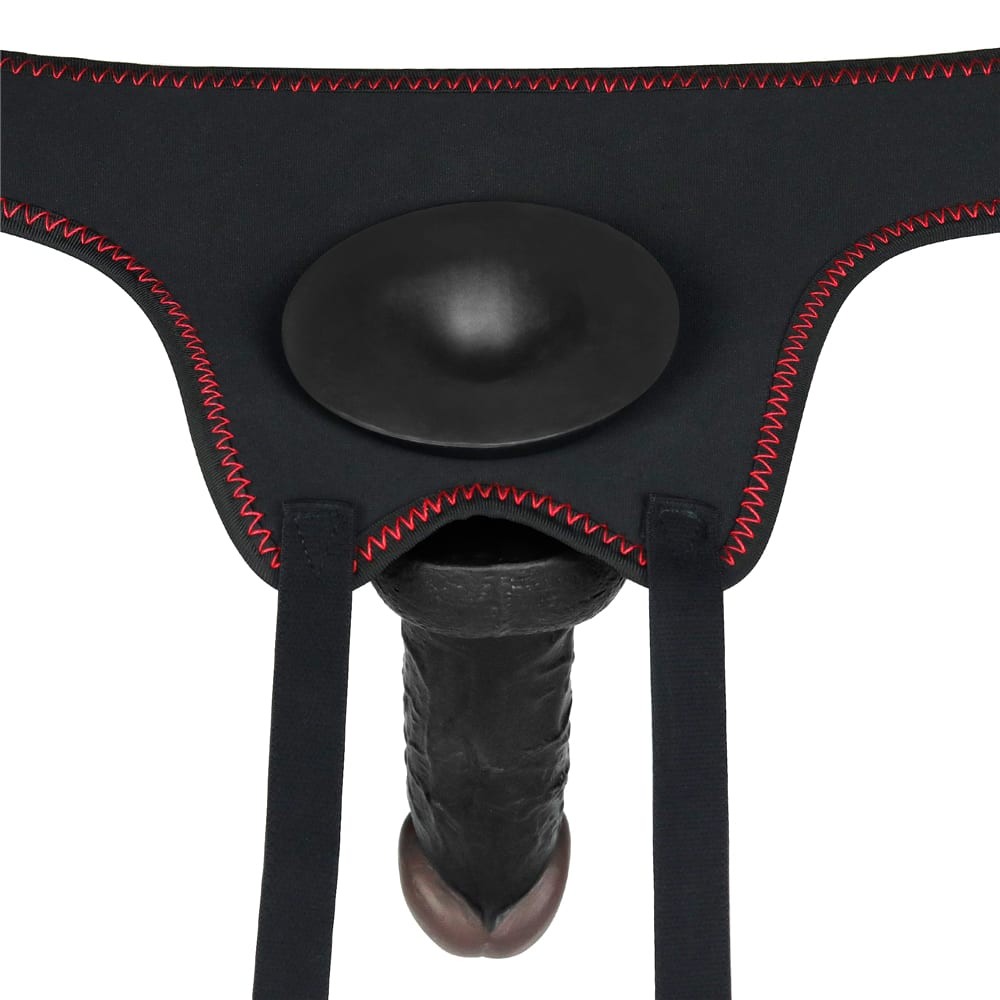 STRAP-ON Lovetoy Ingen Vibrating Easy Black 7'' - Slika 5