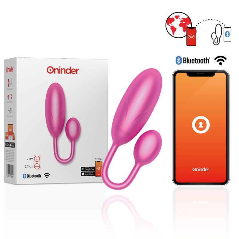VIBRACIJSKO JAJE Oninder Denver Pink App