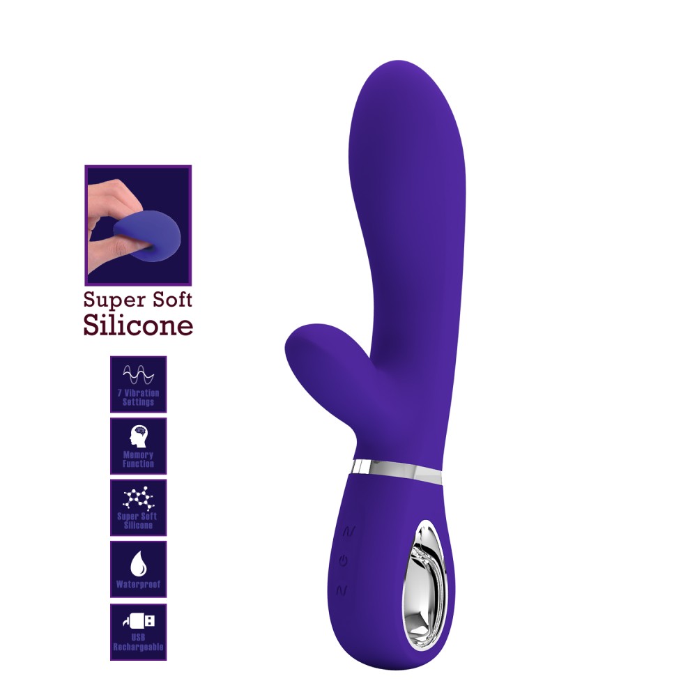 VIBRATOR RABBIT Pretty Love Thomas Purple II - Slika 2
