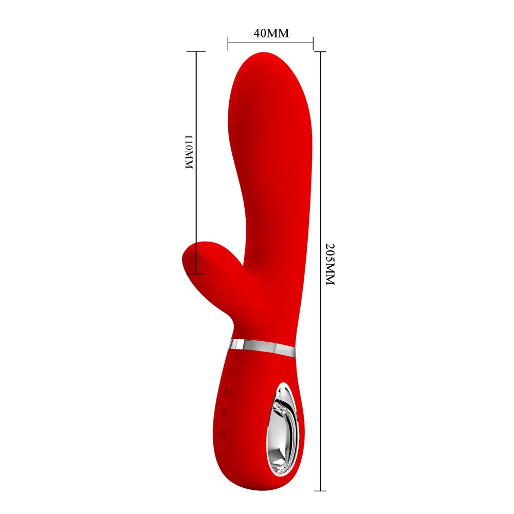 VIBRATOR RABBIT Pretty Love Thomas Red - Slika 6