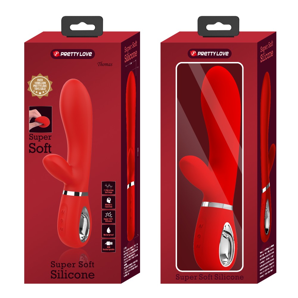 VIBRATOR RABBIT Pretty Love Thomas Red - Slika 8