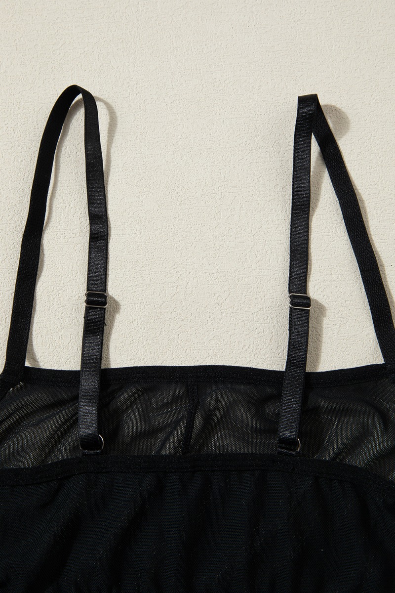 KOSTUM Contrast Halter French Maid-črna-S - Slika 9